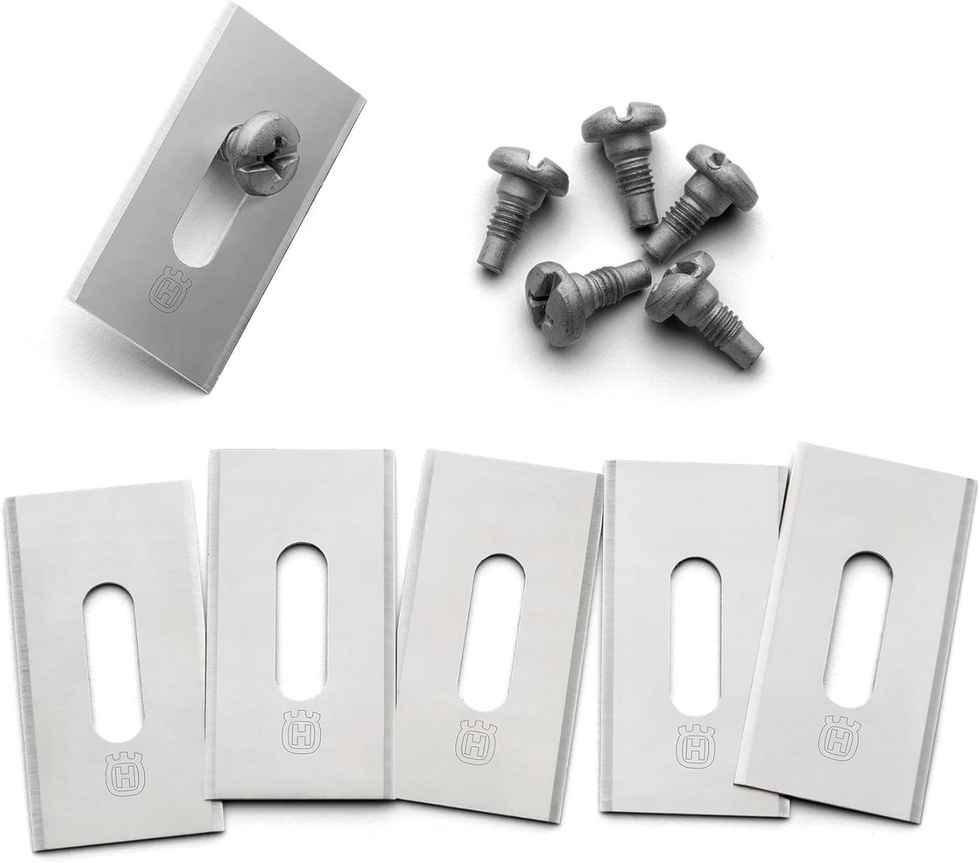 Thumbnail - Husqvarna Mährobotermesser Endurance, 6er-Pack Kohlenstoffstahl, für Husqvarna Mähroboter, 4-Kanten-Design