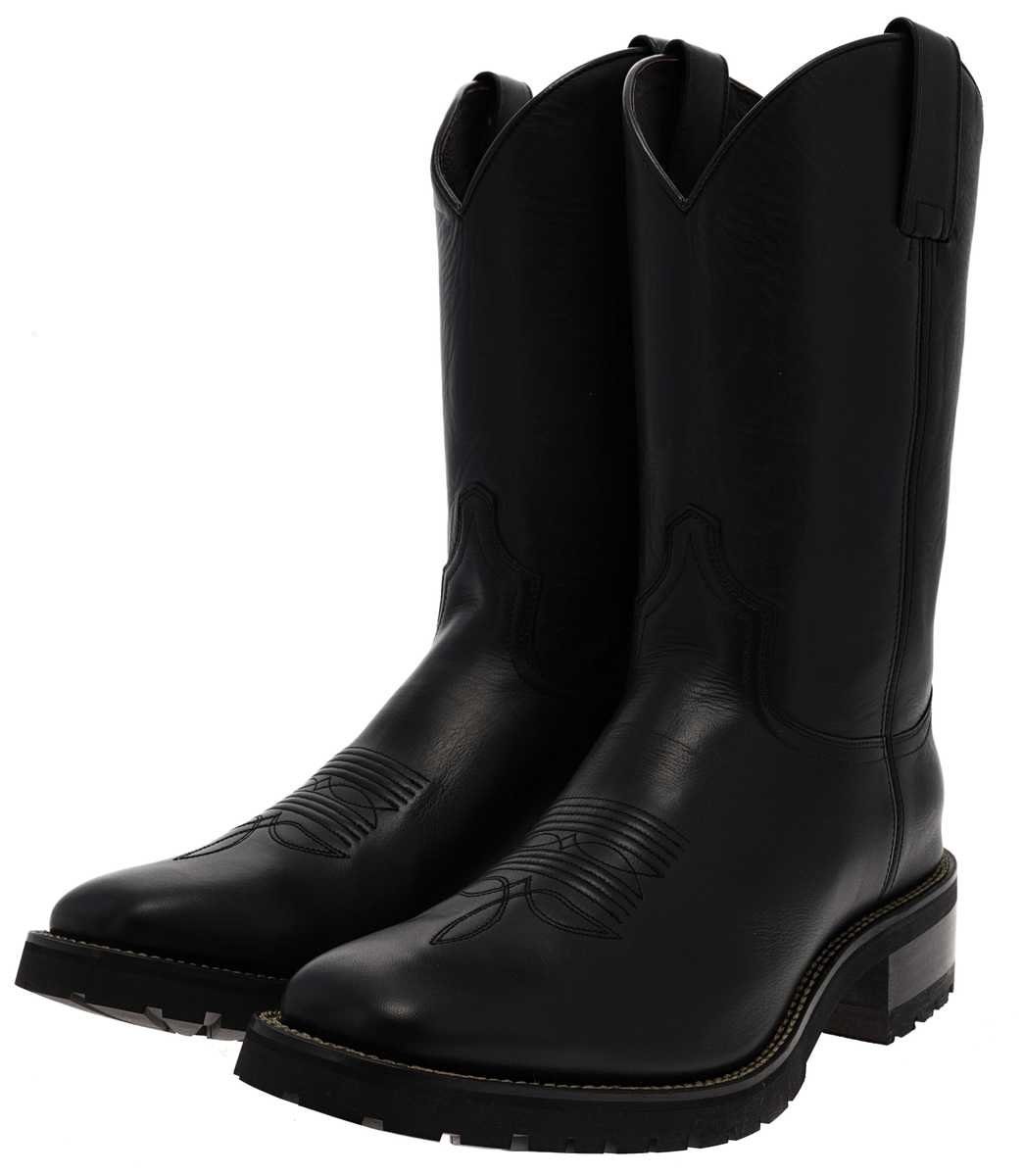 Sendra Boots RETRO MONTANA Schwarz Ковбойские Rahmengenäht Herren Westernreitstiefel