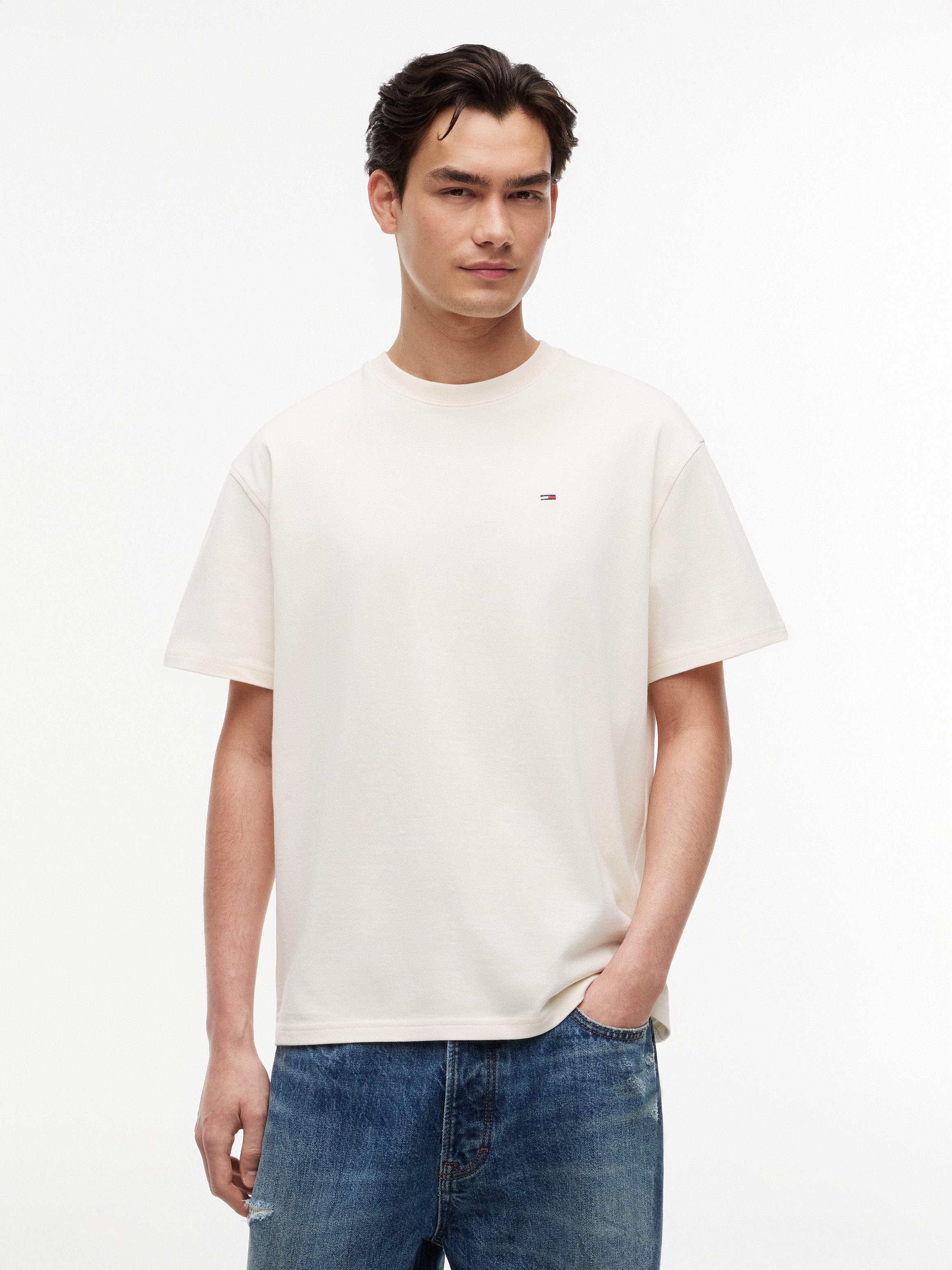 Tommy Jeans T-Shirt RELAX FLAG TEE Relaxed fit mit Rundhalsausschnitt