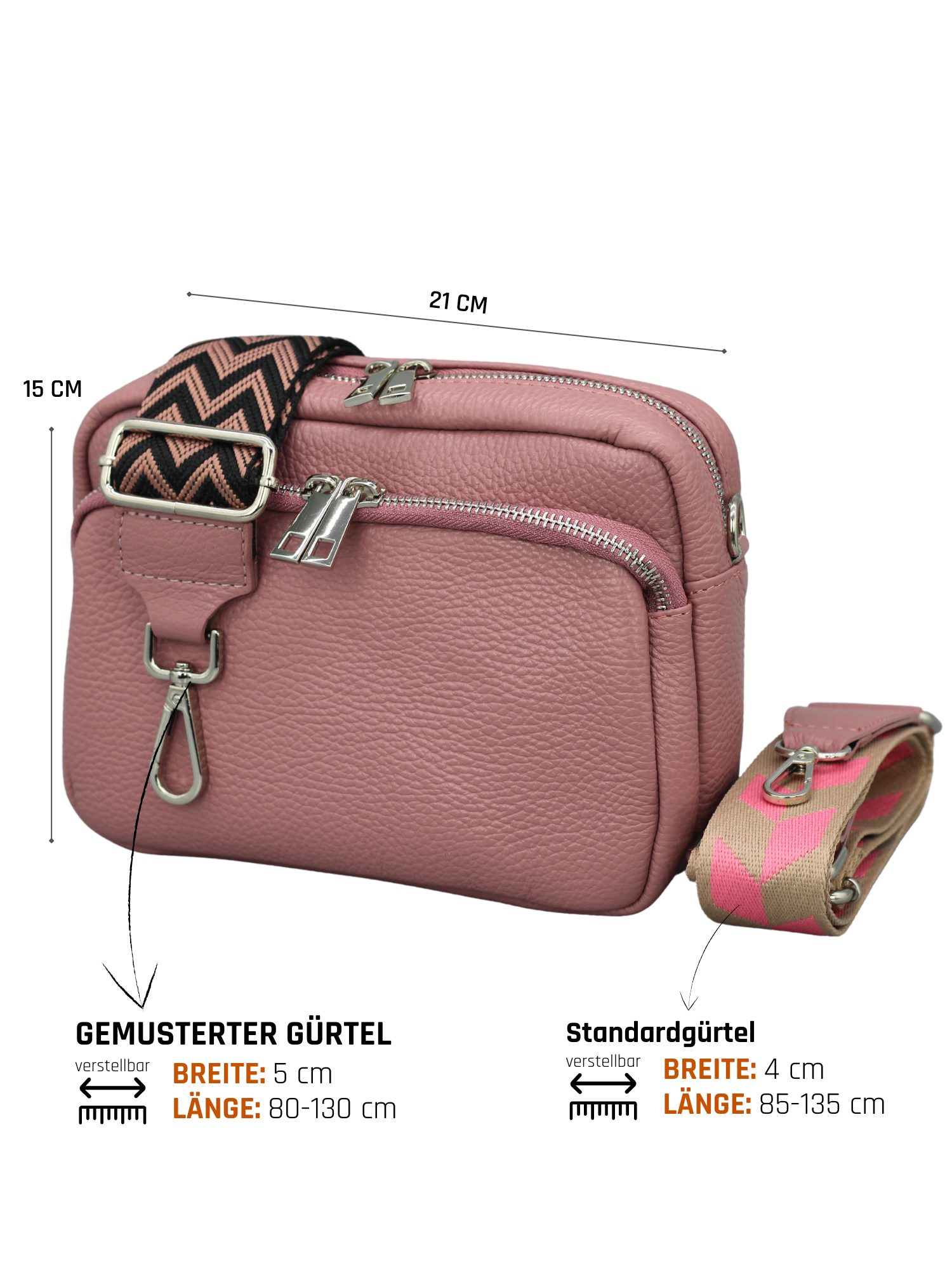 Adel Bags Schultertasche BELLA Umhängetasche für Damen, Schultertasche mit günstig online kaufen