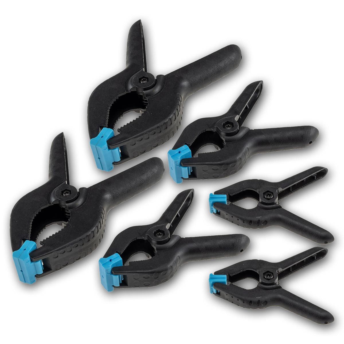 ChiliTec Montagewerkzeug Montageklemmenset 6-teilig je 2x 10/12/17cm