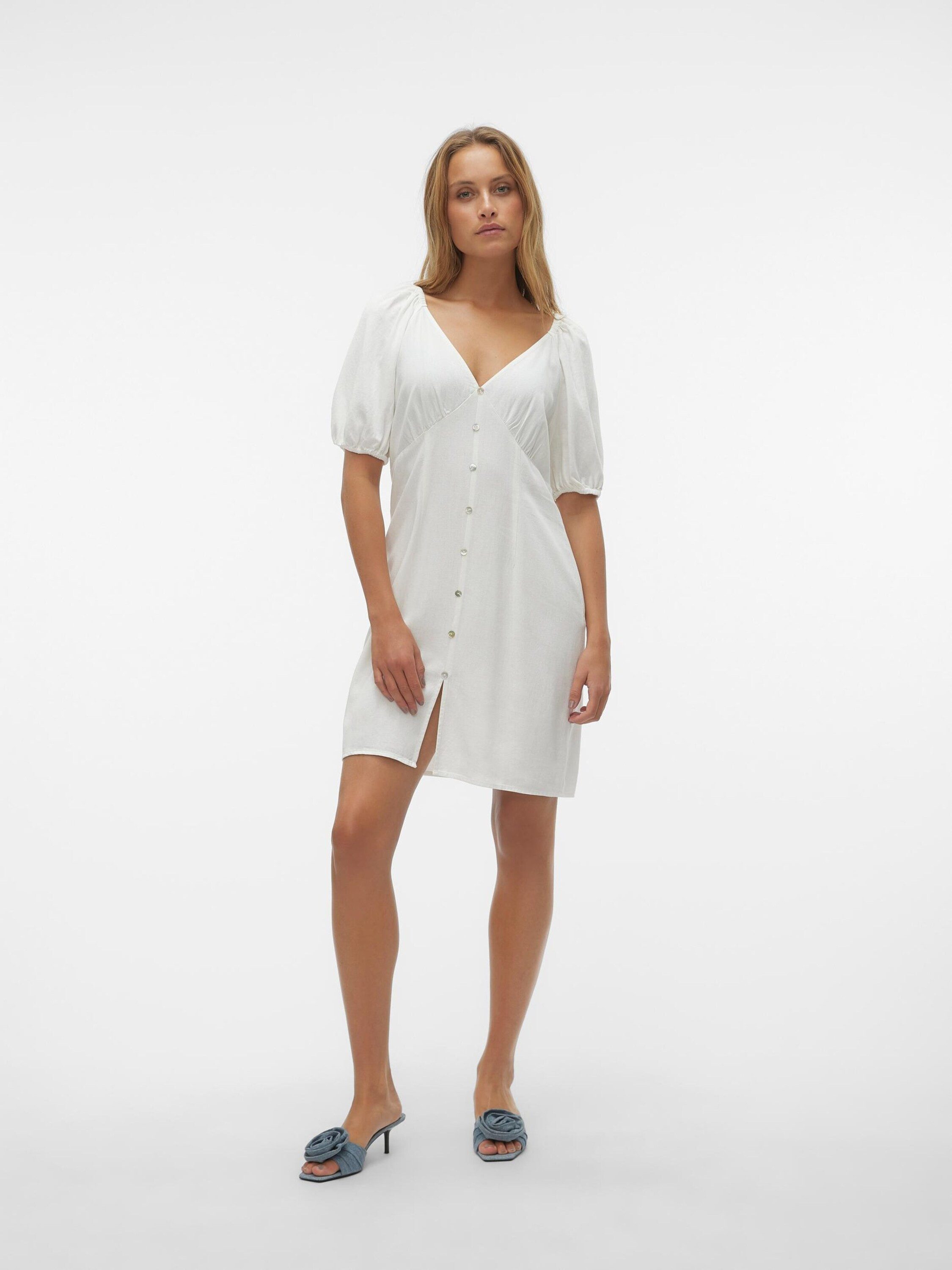 Vero Moda Jerseykleid Mymilo (1-tlg) Drapiert/gerafft