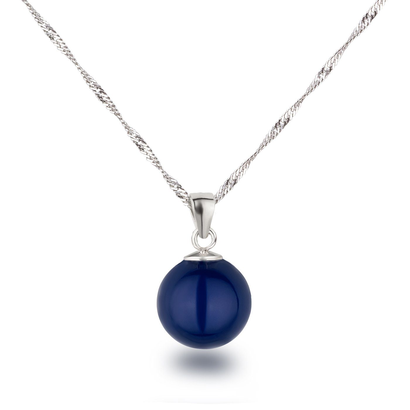 Schöner-SD Kette mit Anhänger 12mm Perle günstig online kaufen