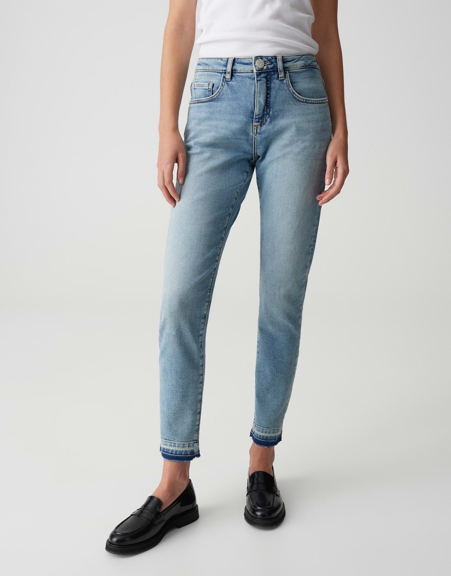 Slim-fit-Jeans EVITA URBAN Mid Rise aus softem BCI cotton Mix