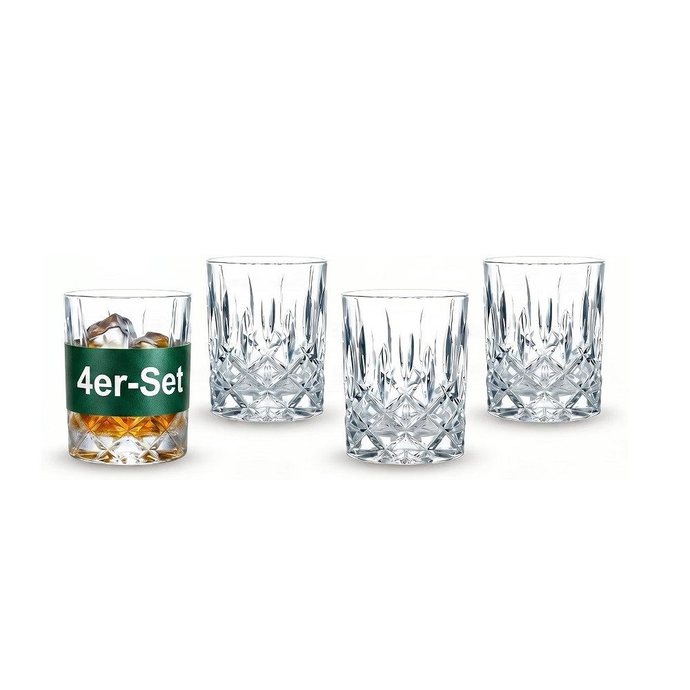 Der Porzellan-Laden Whiskyglas Der-Porzellan-Laden by Nachtmann Noblesse Whiskyglas 4er Set, Kristallglas