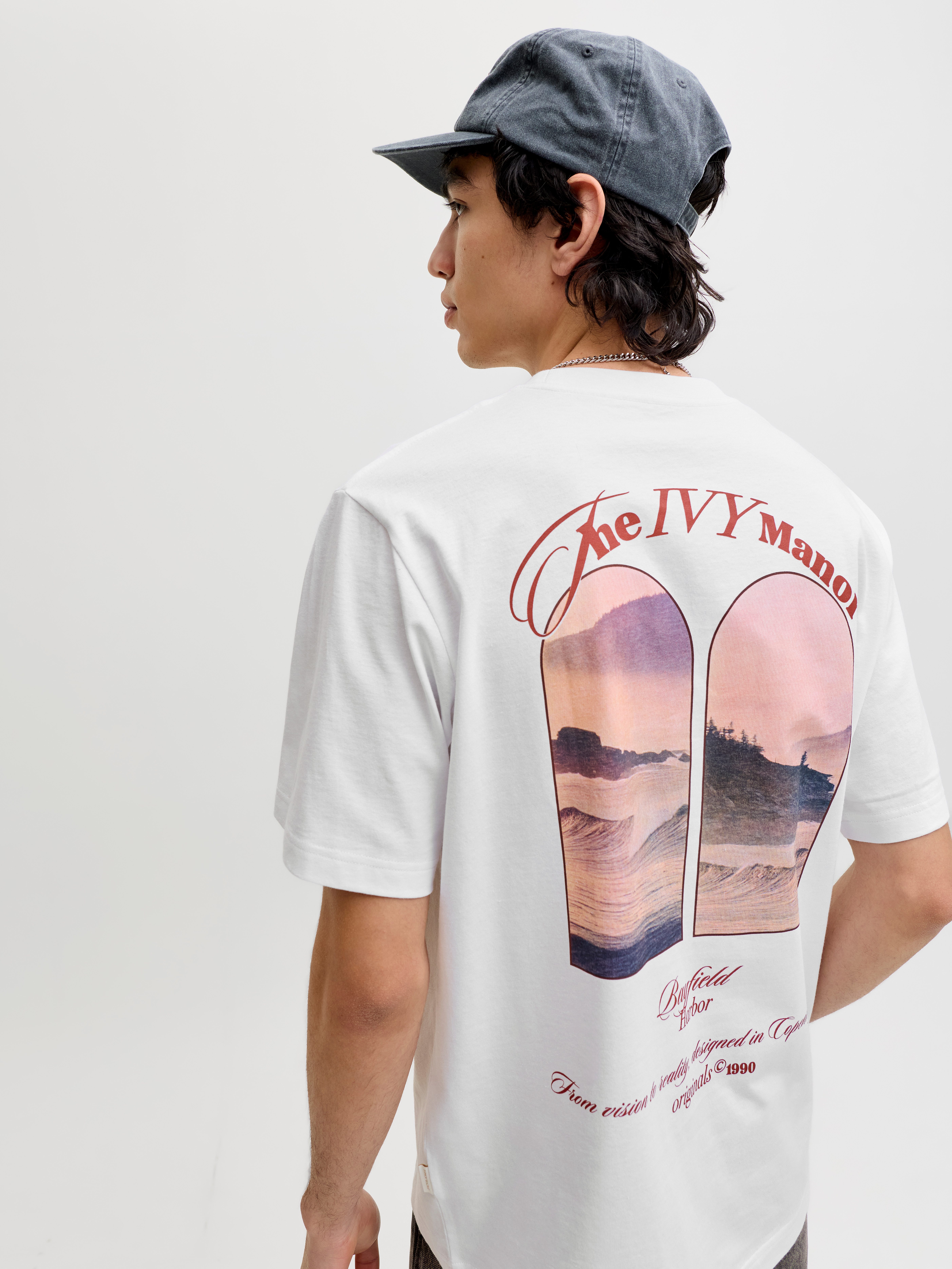 Jack & Jones T-Shirt JORMONTAUK PHOTO BACK TEE SS CN – Bild 2 von 5