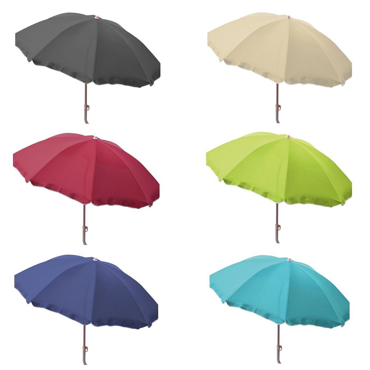 Marabellas Shop Sonnenschirm Strandschirm knickbar ca. günstig online kaufen