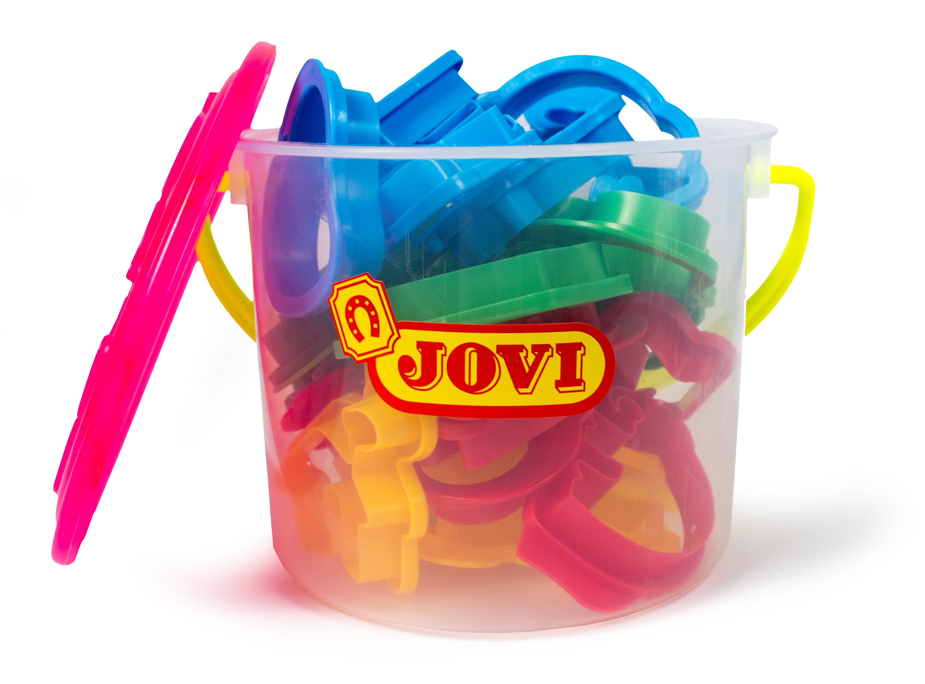 Jovi Modellierwerkzeug JOVI Ausstechformen Eimer mit 24 Stück
