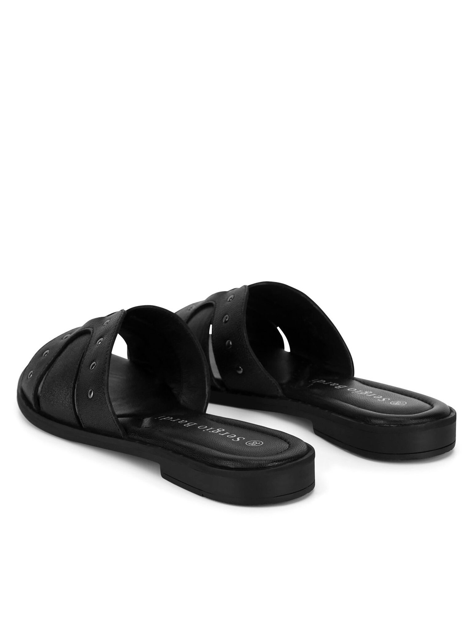 Sergio Bardi Pantoletten WI16-D1034-02SB Schwarz Pantolette