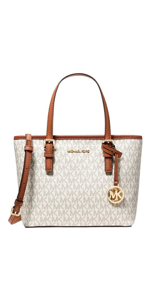 Handtasche Michael Kors Jet Set Travel Damen Tasche Vanilla XS Carryall Tote