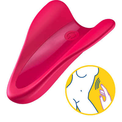 Satisfyer Klitoris-Stimulator »Satisfyer Fingervibrator 'High Fly' (7cm) - klein und vielseitig«