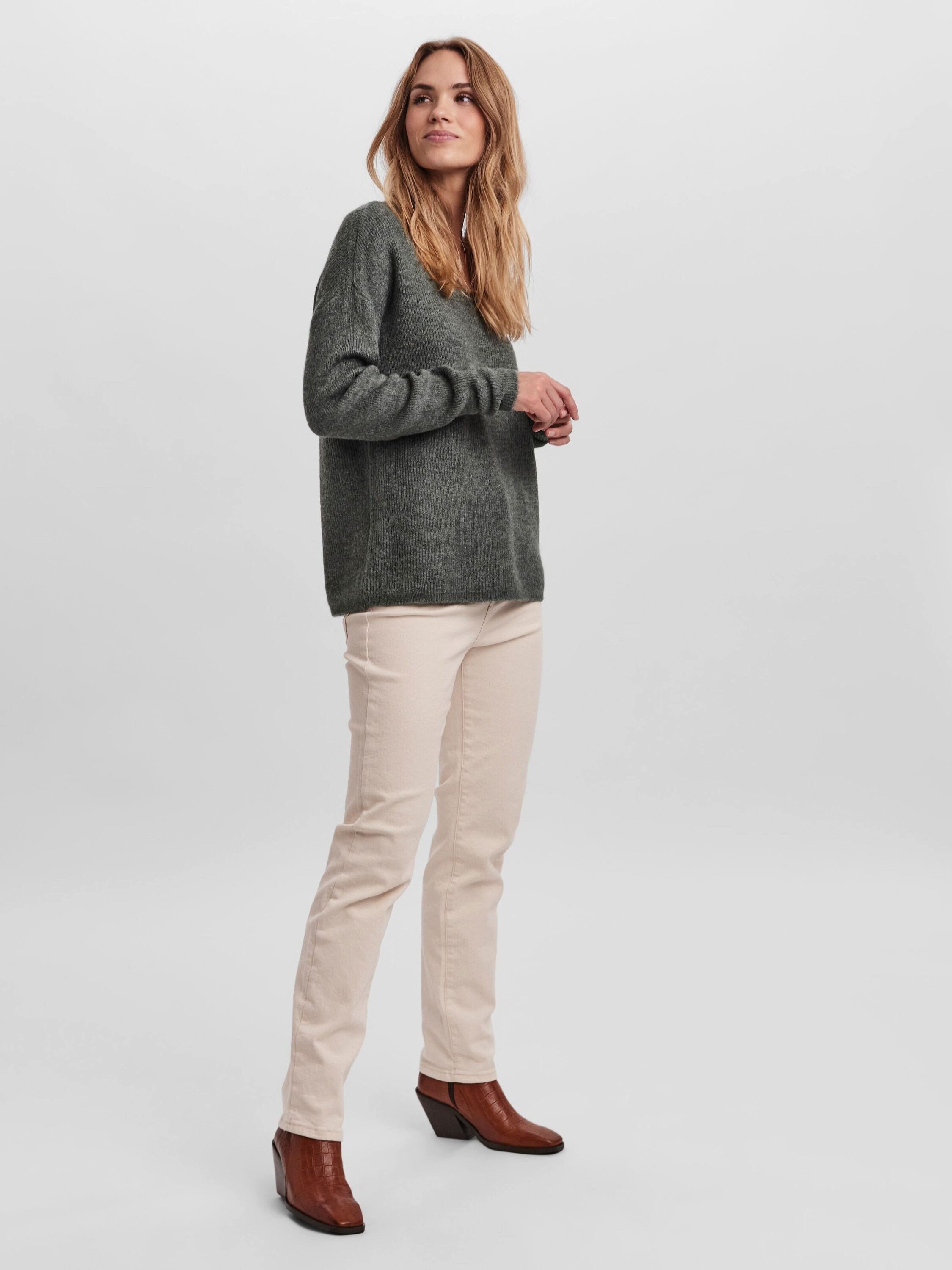 Vero Moda Strickpullover Lefile (1-tlg) Plain/ohne günstig online kaufen
