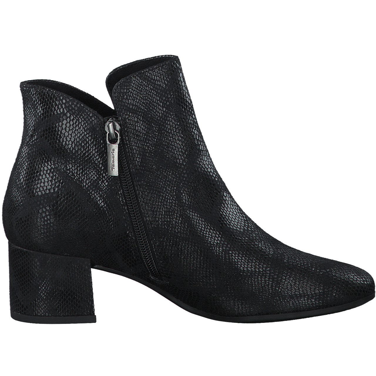 Tamaris Stiefeletten 25382 black struct Stiefelette