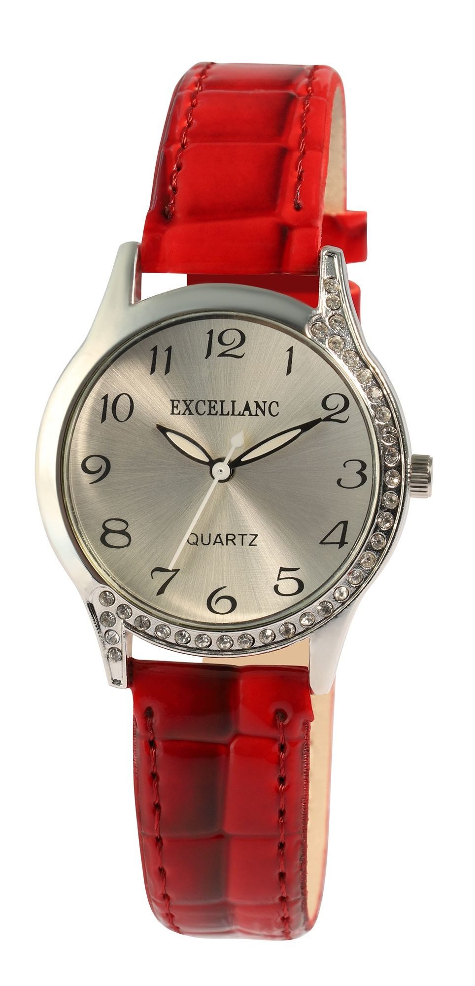EXCELLANC Quarzuhr 1900308 Excellanc Damenuhr mit Lederimitationsband günstig online kaufen
