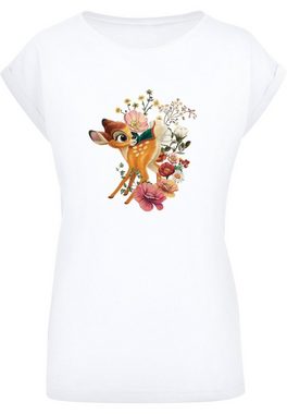 F4NT4STIC T-Shirt Disney Bambi Meadow Damen,Premium Merch,Regular-Fit,Kurze Ärmel,Bedruckt