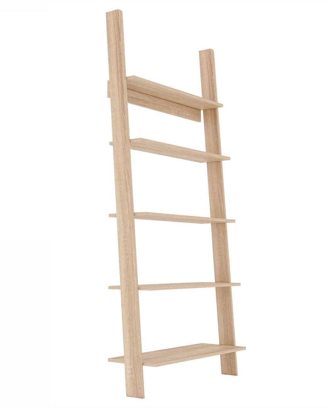 Feldmann-Wohnen Stufenregal 851, mit 6 Ablageflächen 1-tlg., 85x29x189cm Eiche Sonoma