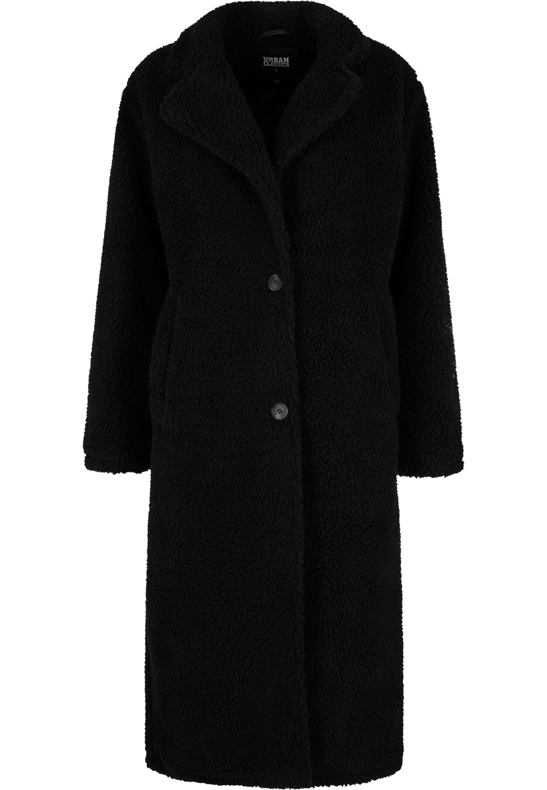 URBAN CLASSICS Winterjacke Urban Classics Ladies Teddy Long Coat (1-St) günstig online kaufen