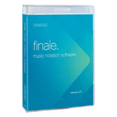 MakeMusic MakeMusic Finale 27D Notations-Software Digitales Aufnahmegerät