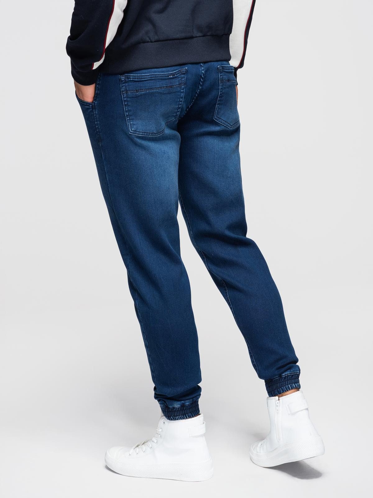 OMBRE Jeansjeggings Jeans-Jogger mit elastischem Bund – Bild 4 von 5