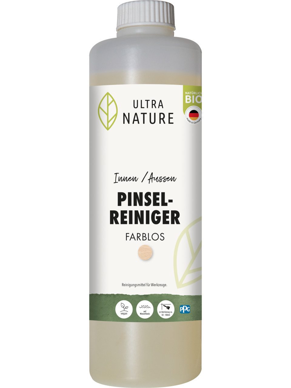ULTRA NATURE Universal-Verdünner Ultra Nature Pinselreiniger 0,5 L farblos
