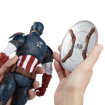Hasbro Actionfigur Actionfigur Legends Captain America, Original lizenzierte Captain America Figur aus der Marvel Legends Reih