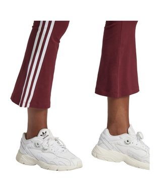 adidas Originals Jogger Pants Adicolor Classics 3-Stripes 7/8 Flare Leggings Burgundy