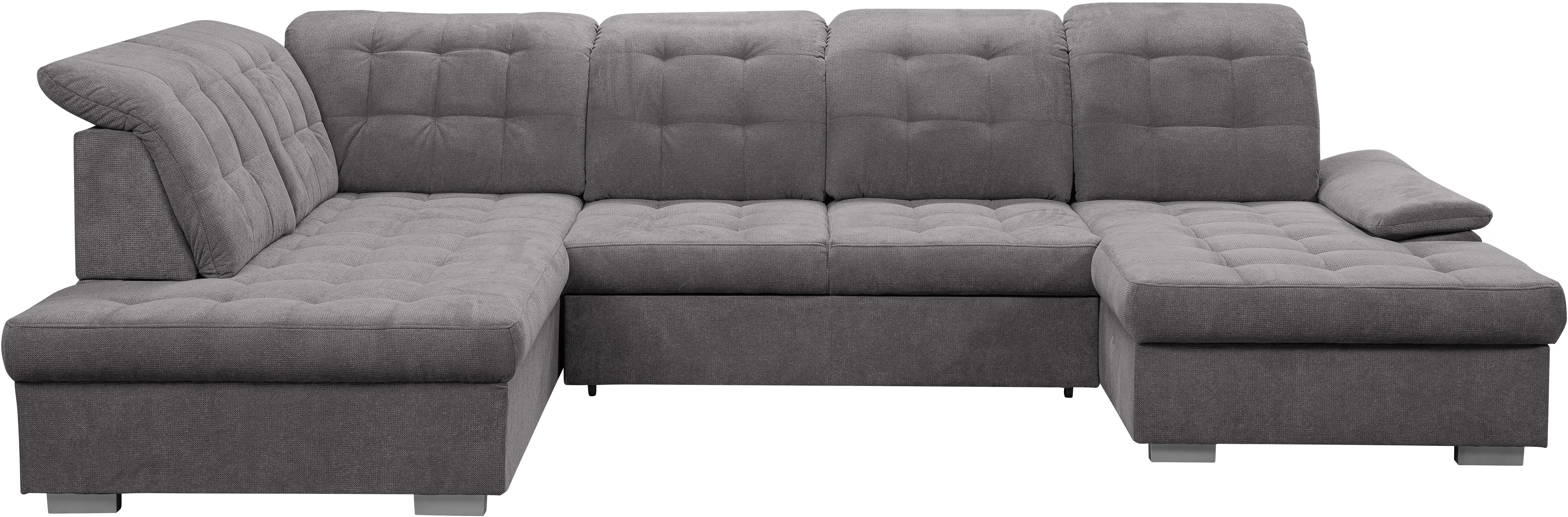 WERK2 Wohnlandschaft Kordula-New Multifunktion Couch, Breite 332cm, U-Form, günstig online kaufen