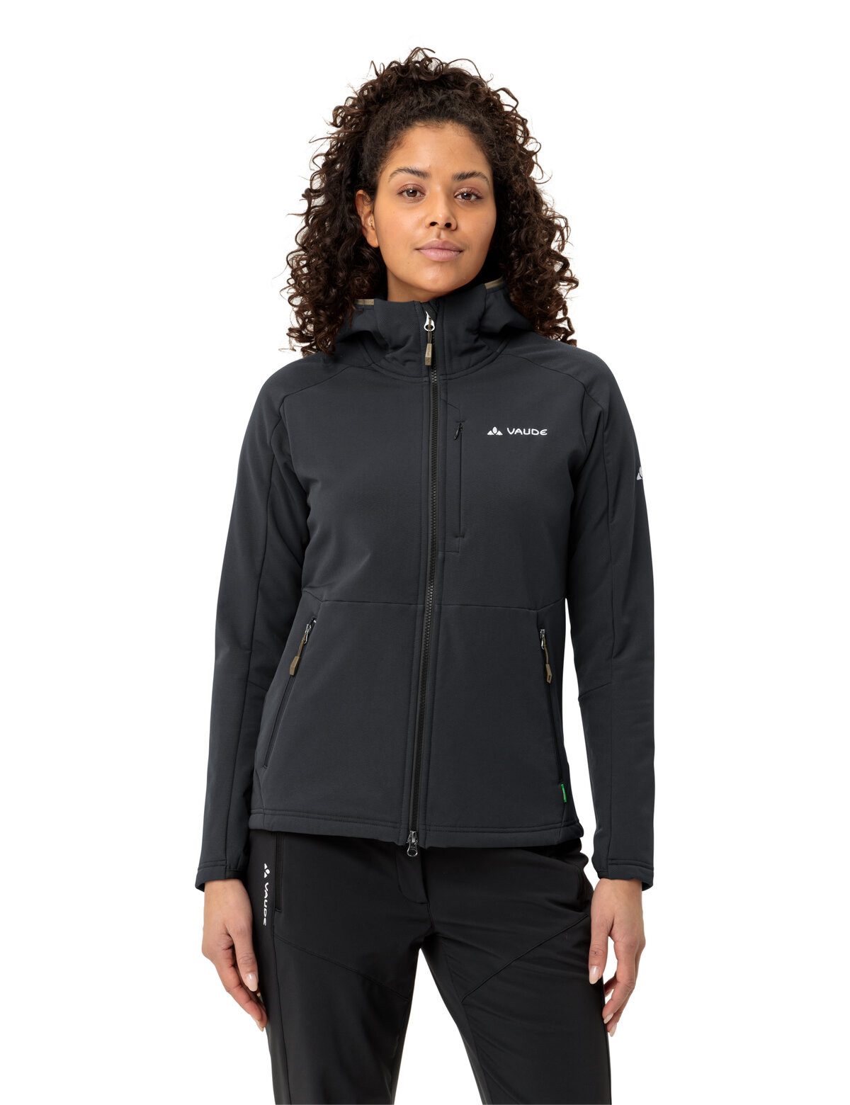 VAUDE Kapuzenfleecejacke WOMEN'S ELOPE STORMFLEECE HOODY sportlicher Stil, kuschelig warme Innenseite, mit Kapuze