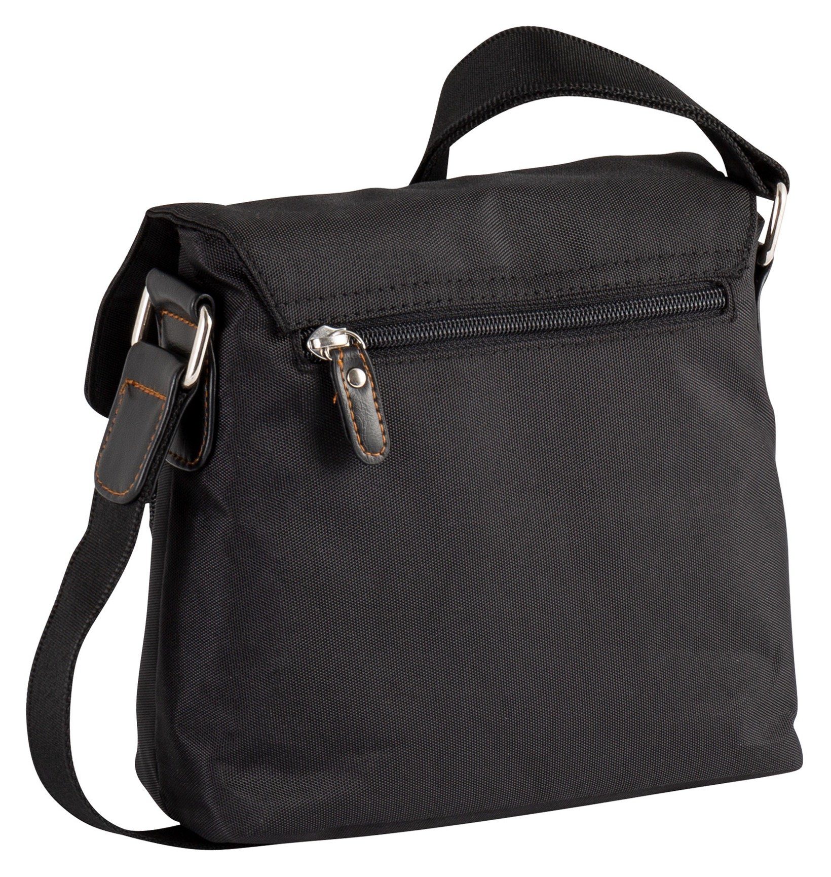 TOM TAILOR Umhängetasche Rina, aus leichtgewichtigem Nylon und aufwändig gewebten Gurtband