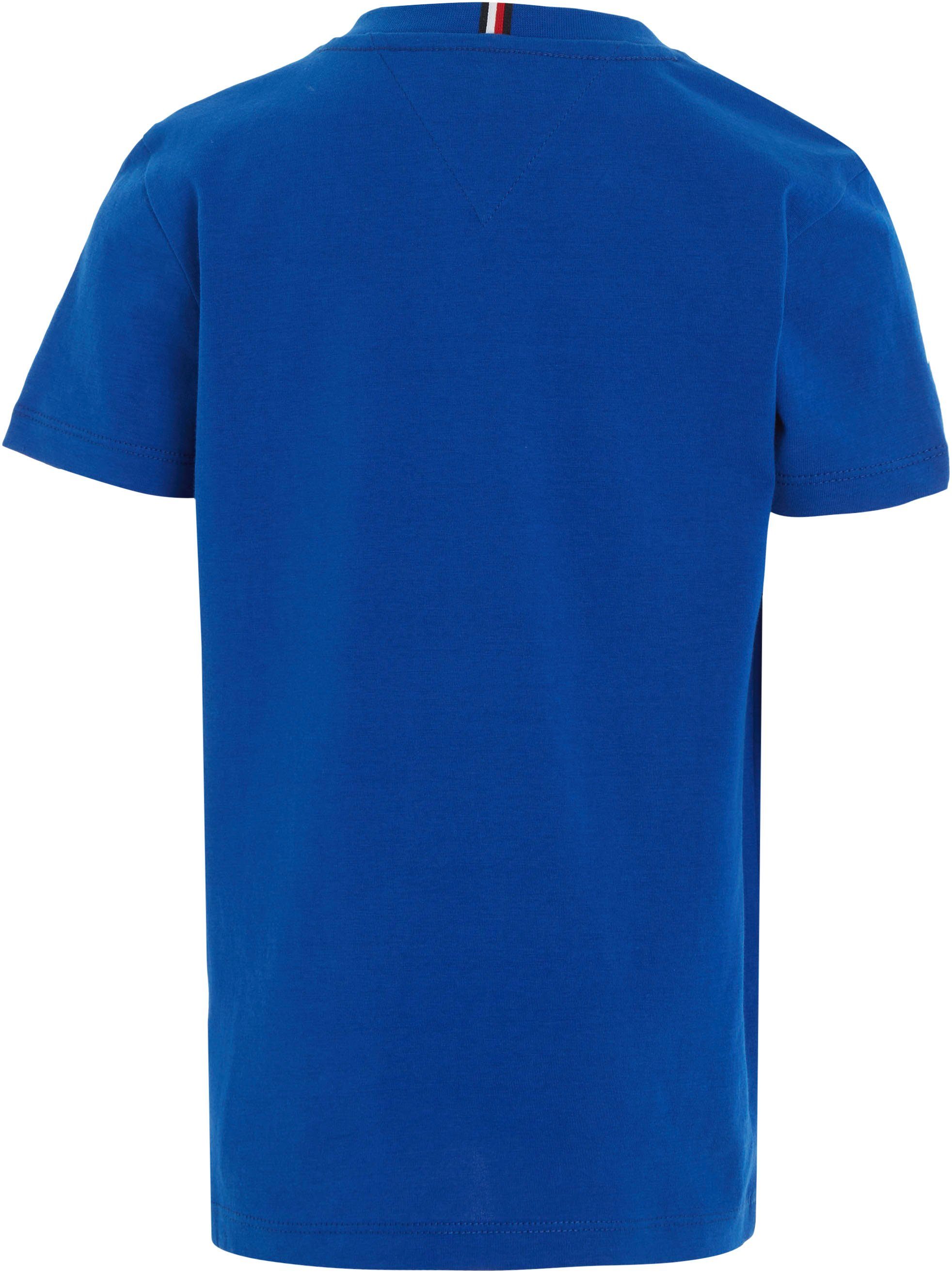 Tommy Hilfiger ESSENTIAL bis Kinder 16 S/S U Jahre T-Shirt ultra TEE blue