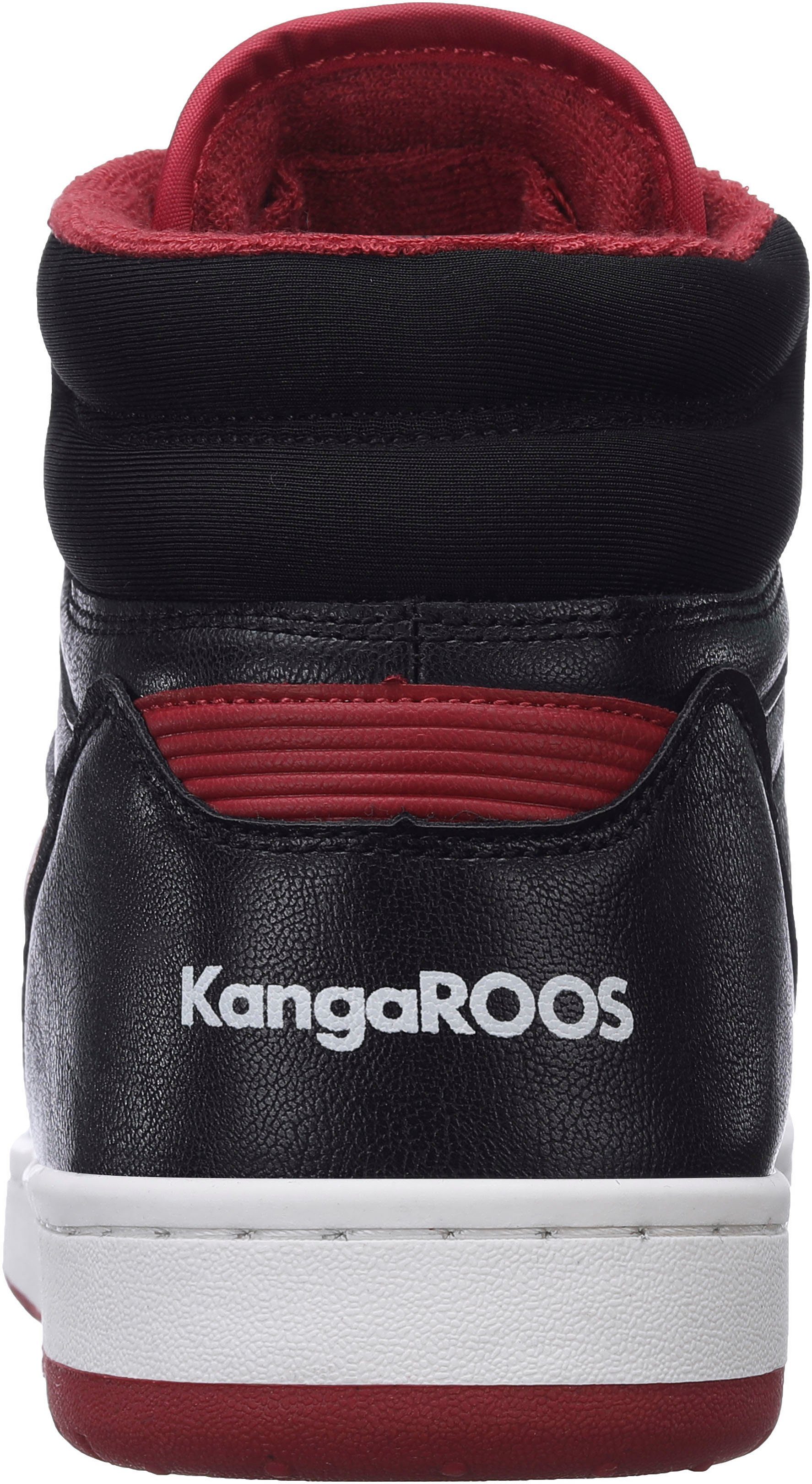Sneaker schwarz-rot KangaROOS Mid K-Slam Point