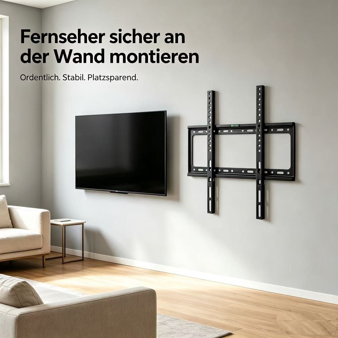 Fine Life Pro TV-Deckenhalterung TV-Wandhalterung, (Universelle TV-Halterung für Zuhause)