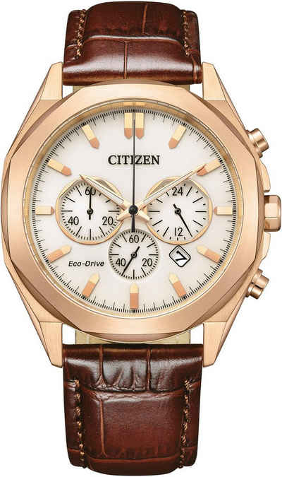 Citizen Chronograph CA4593-15A, Armbanduhr, Herrenuhr, Solar, Stoppfunktion