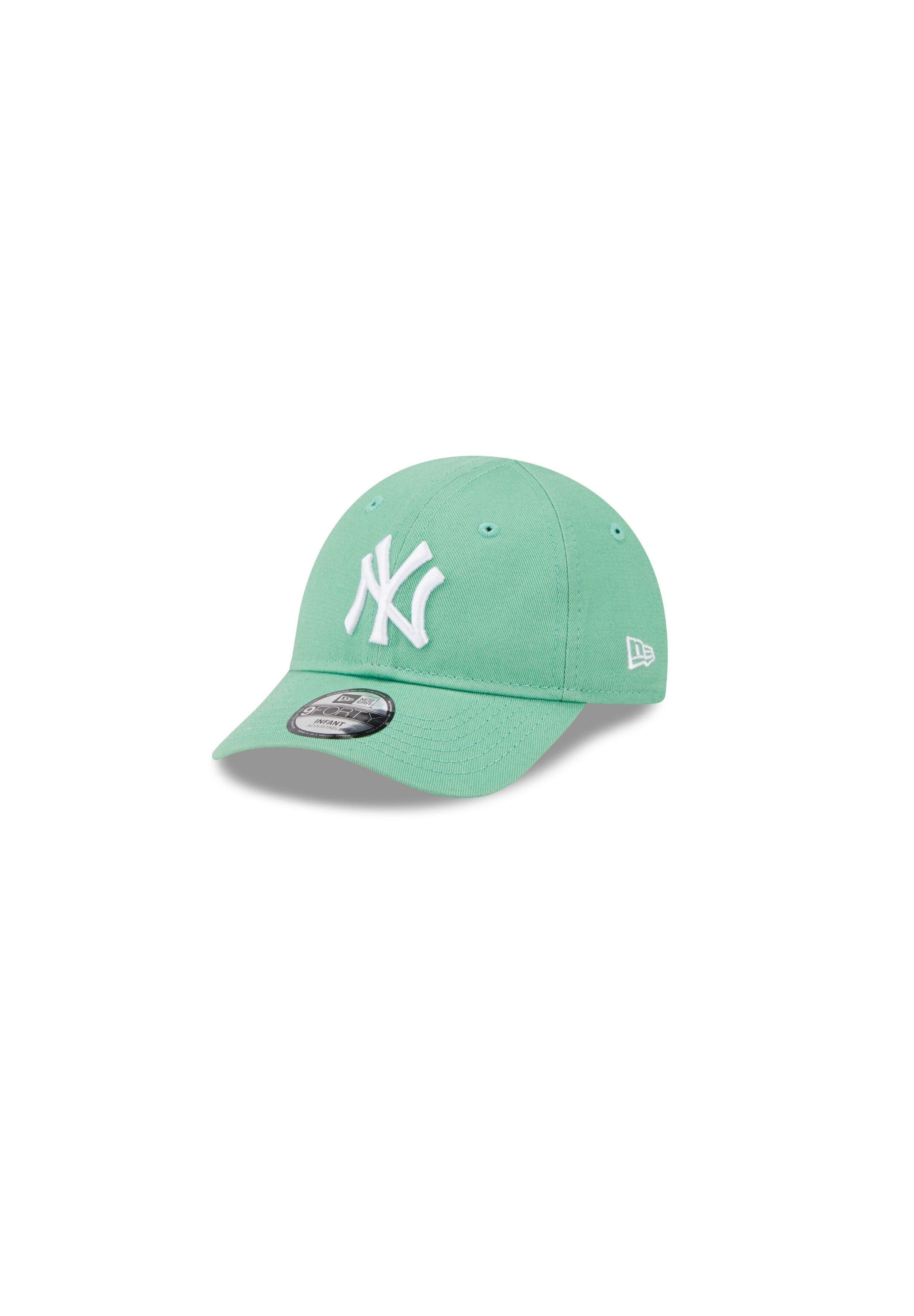 New Era Baseball Cap New York Yankees MLB League Essential Green White 9Forty Infant Cap Ne (1-St)