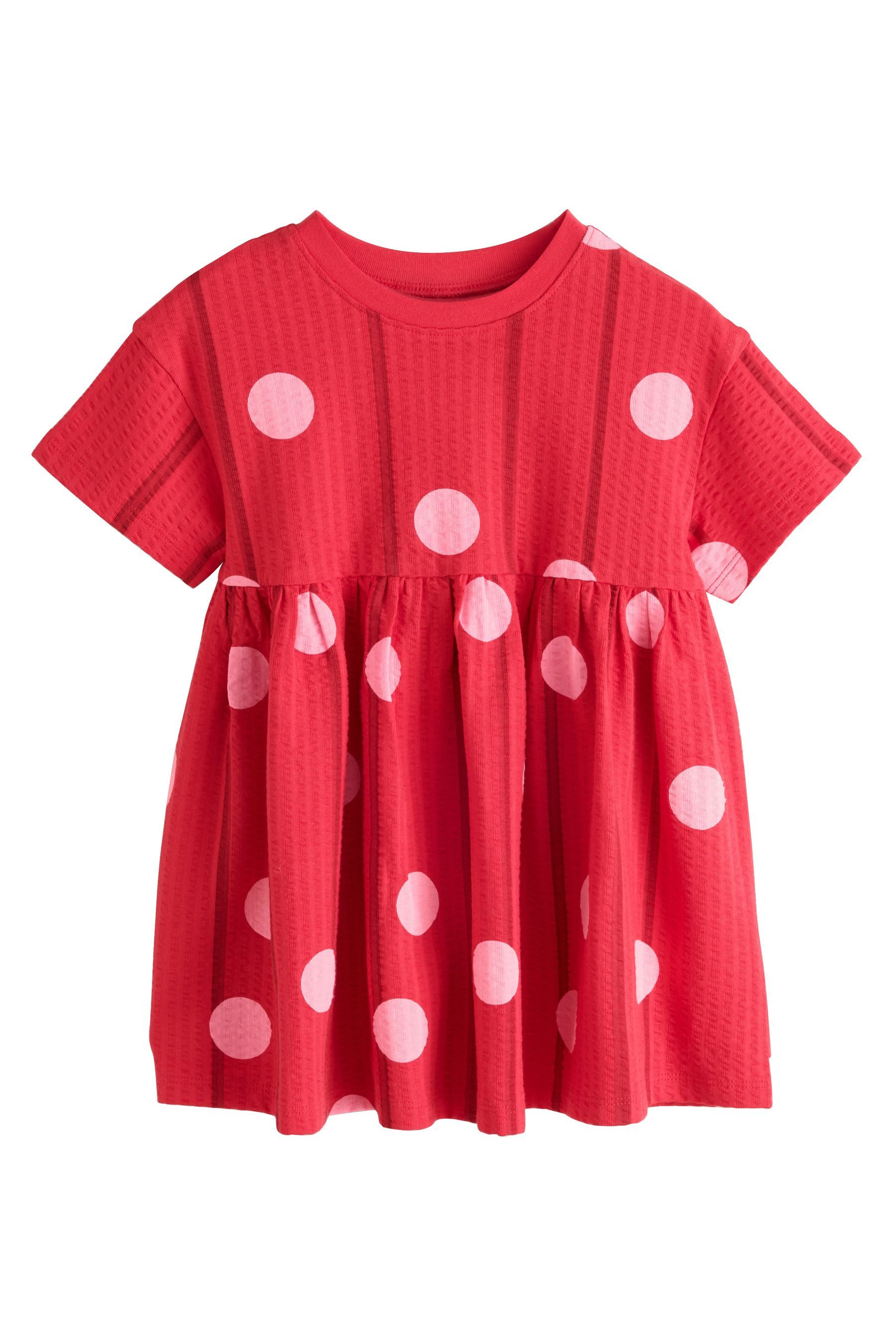 Jerseykleid Kurzärmliges Jersey-Kleid