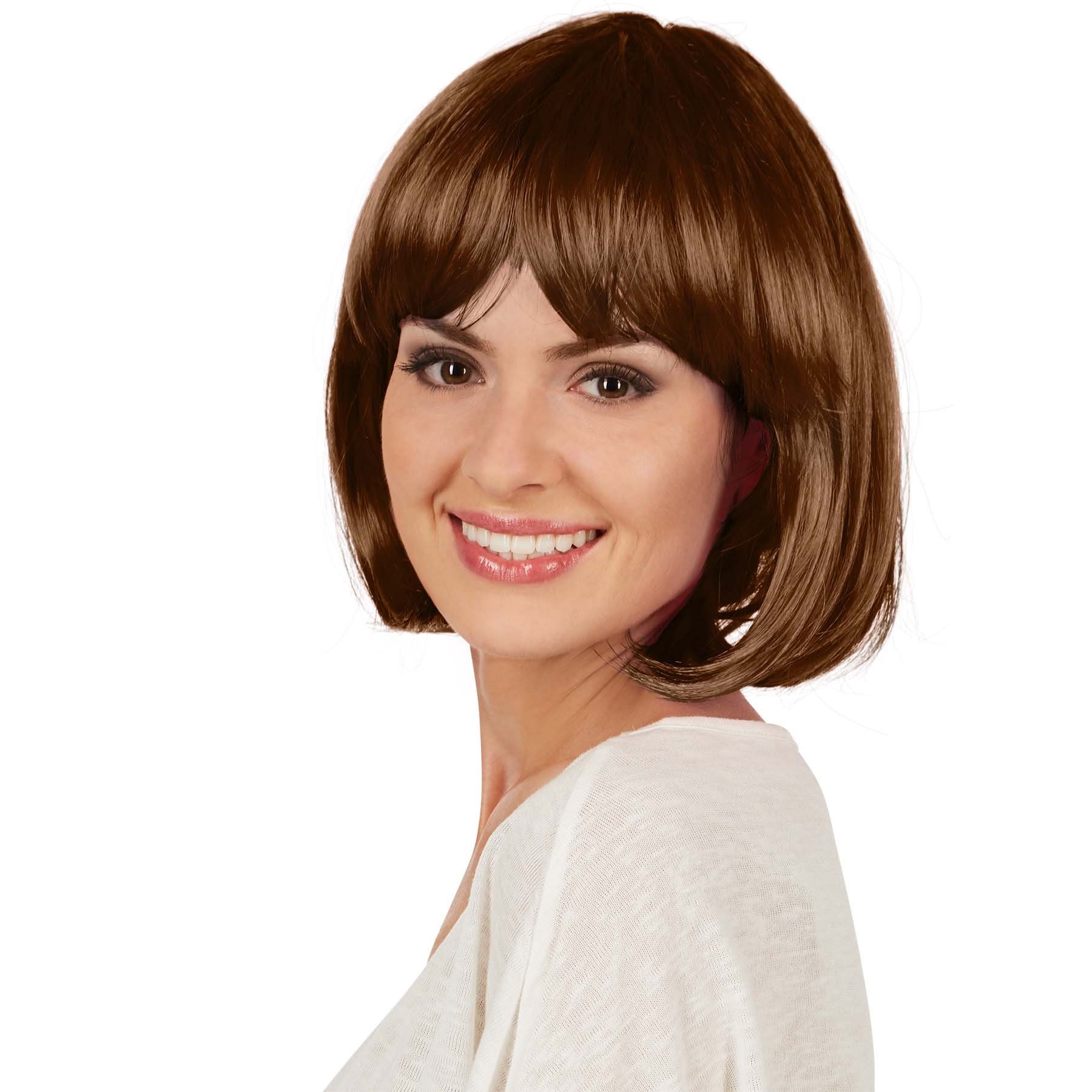 dressforfun Kostüm-Perücke Perücke Kurze Haare Bob