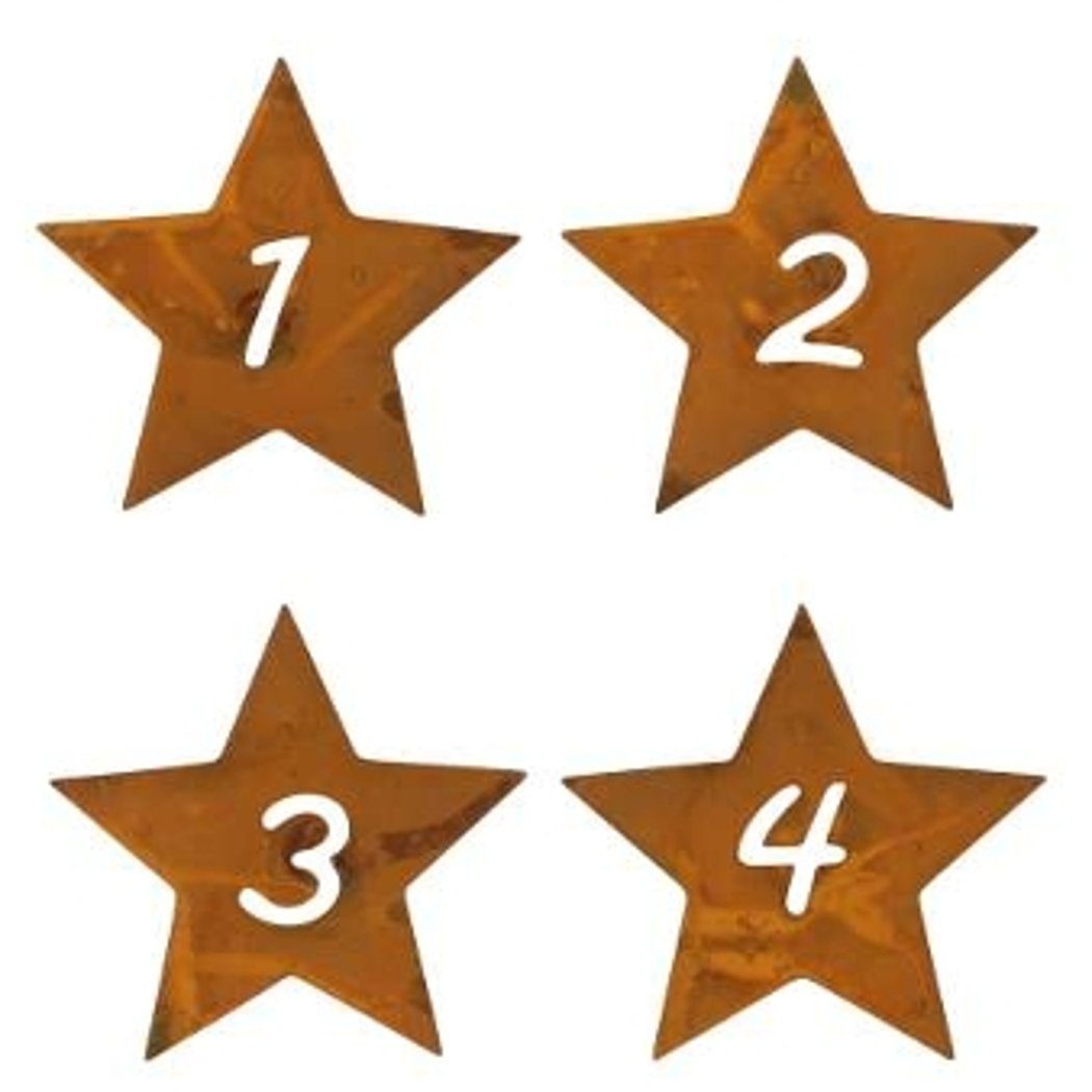 Macosa Home Adventskerze Kerzenstecker 1 bis 4 Kerzenzubehör Verzierung Adv günstig online kaufen