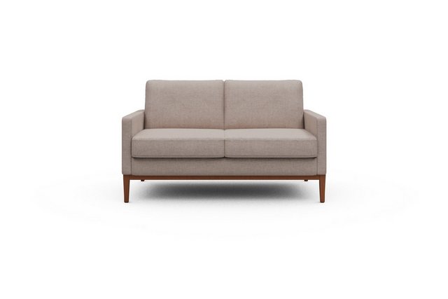 moebelfaktor Sofa Bodo 2-Sitzer, Retro-Design, elegante Linien, stabile Hol günstig online kaufen
