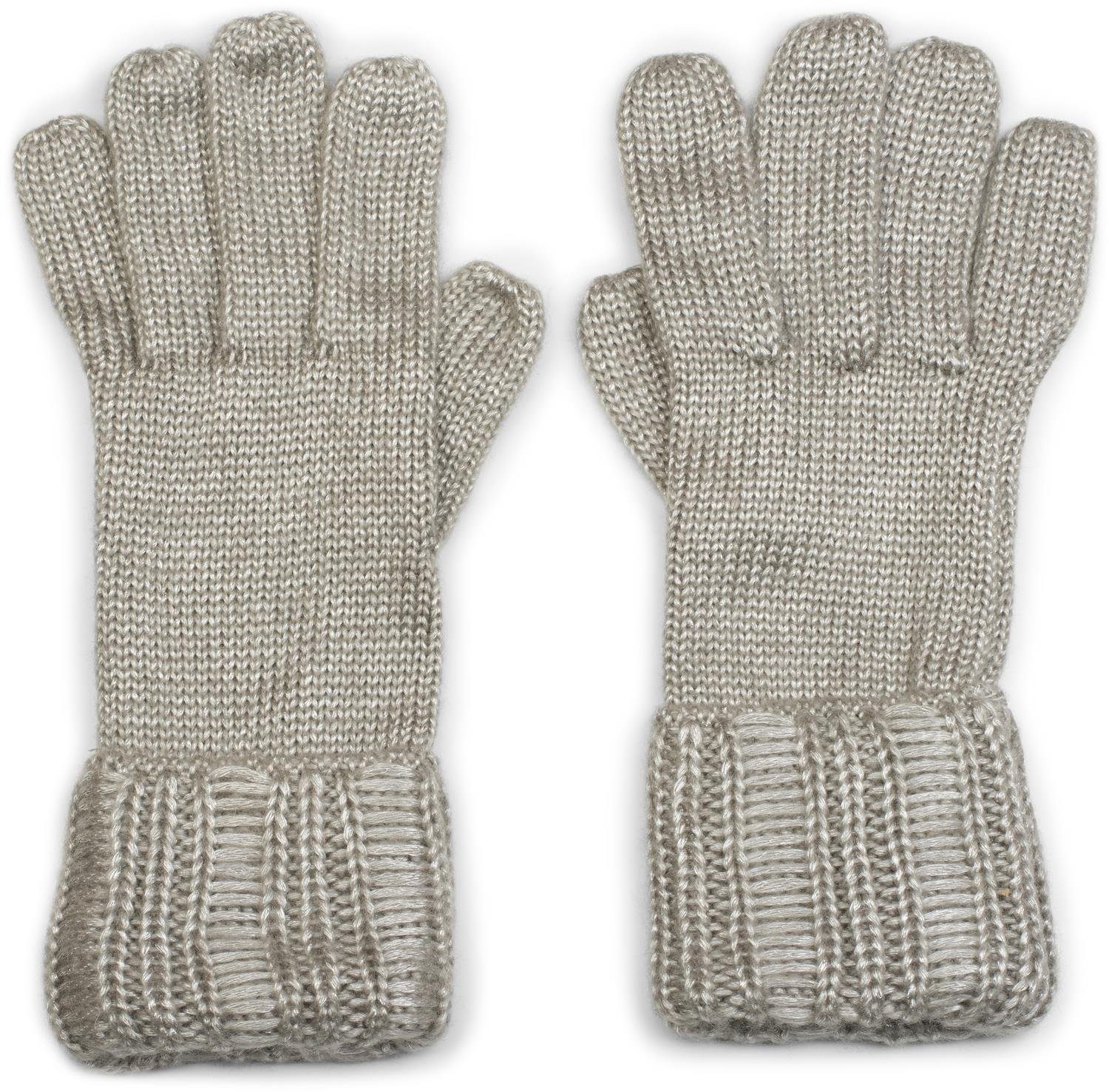 styleBREAKER Strickhandschuhe Glänzende Strick Перчатки (1-St)