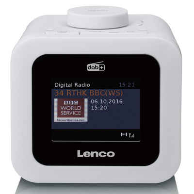 Lenco CR-620WH Digitalradio (DAB) (DAB,FM, 2 W)
