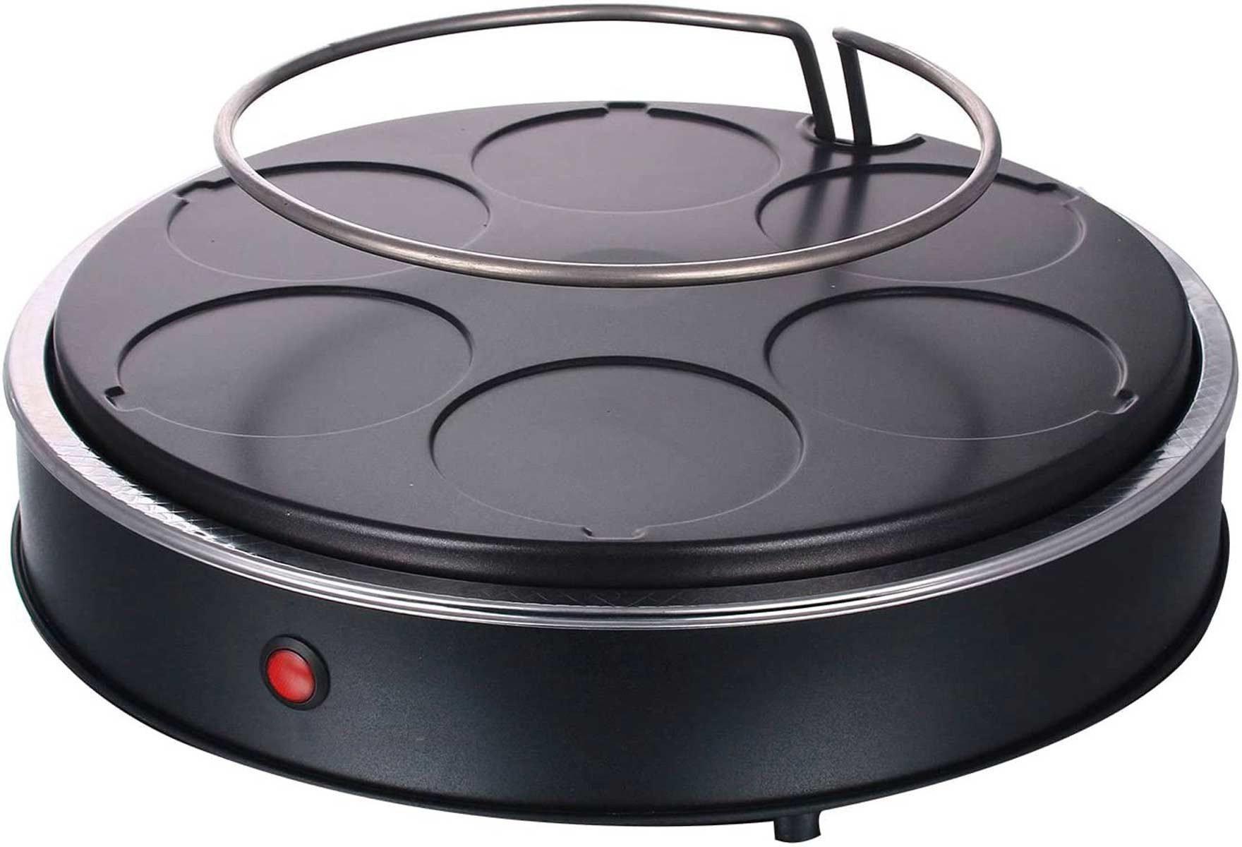 Emerio Standgrill Pizza-Ofen, PIZZARETTE PO-115848.1 für 6 Personen Mini-Pizza, 1500 W