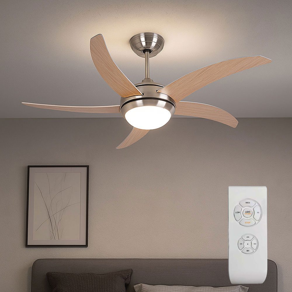 V-TAC Deckenventilator, Decken Ventilator braun 3 günstig online kaufen