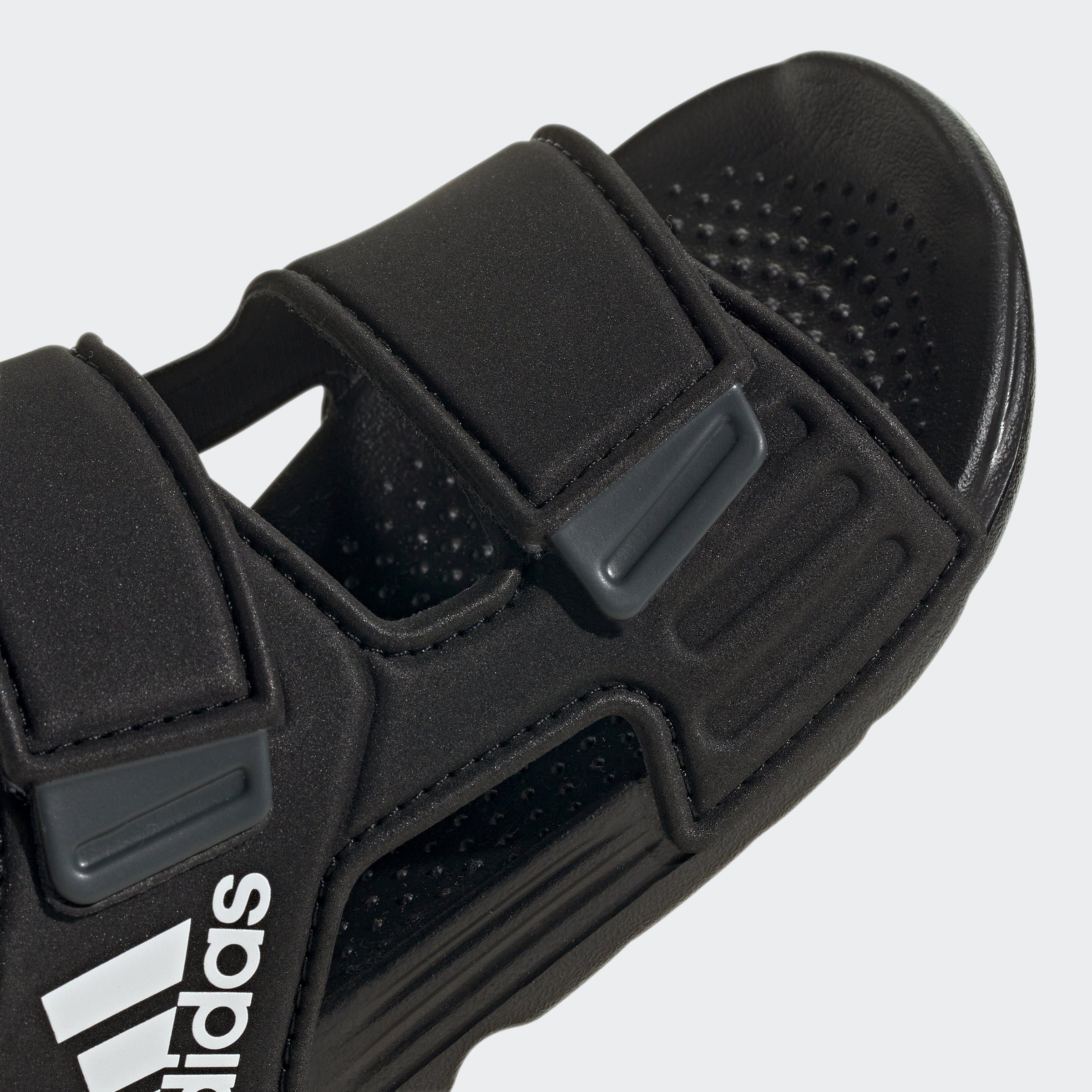 adidas Sportswear Grey ALTASWIM Black / mit Badesandale White Klettverschluss / Core Cloud SANDALE Six