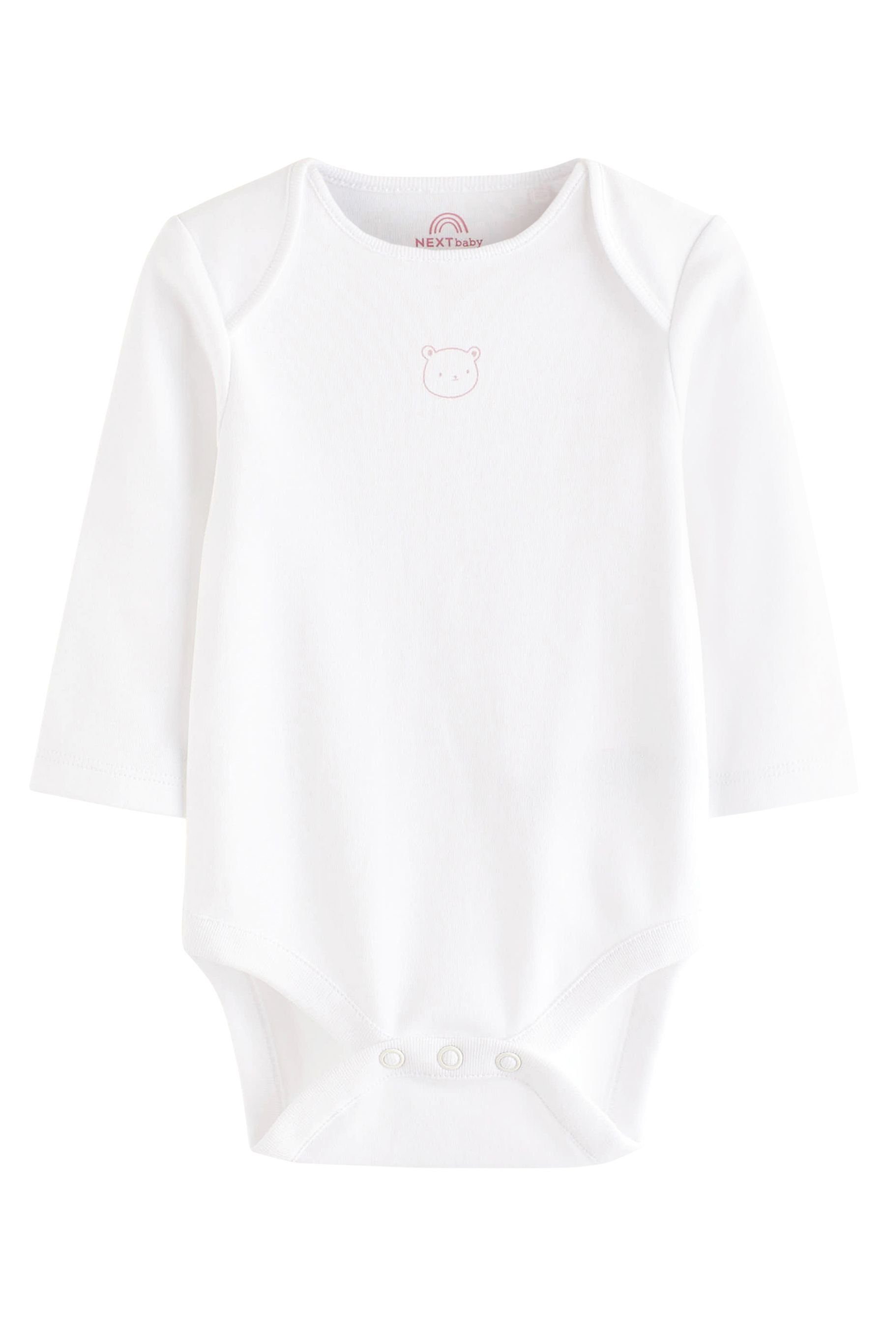 Next Langarmbody 4er-Pack Baby-Bodysuits mit langem Arm (4-tlg)