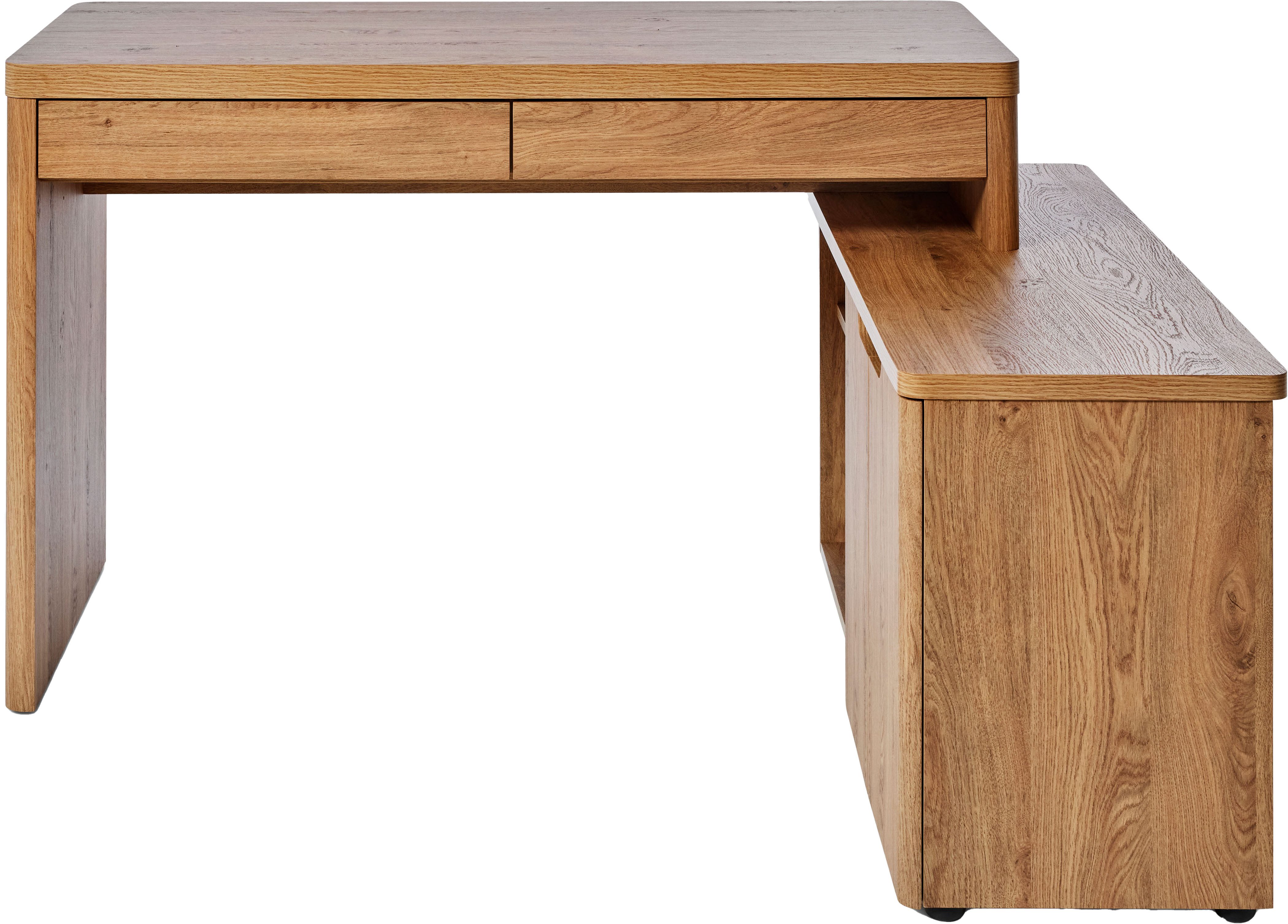 Jahnke Eckschreibtisch LIBRE C 155 E (1-St), wechselseitig montierbar, Brei günstig online kaufen