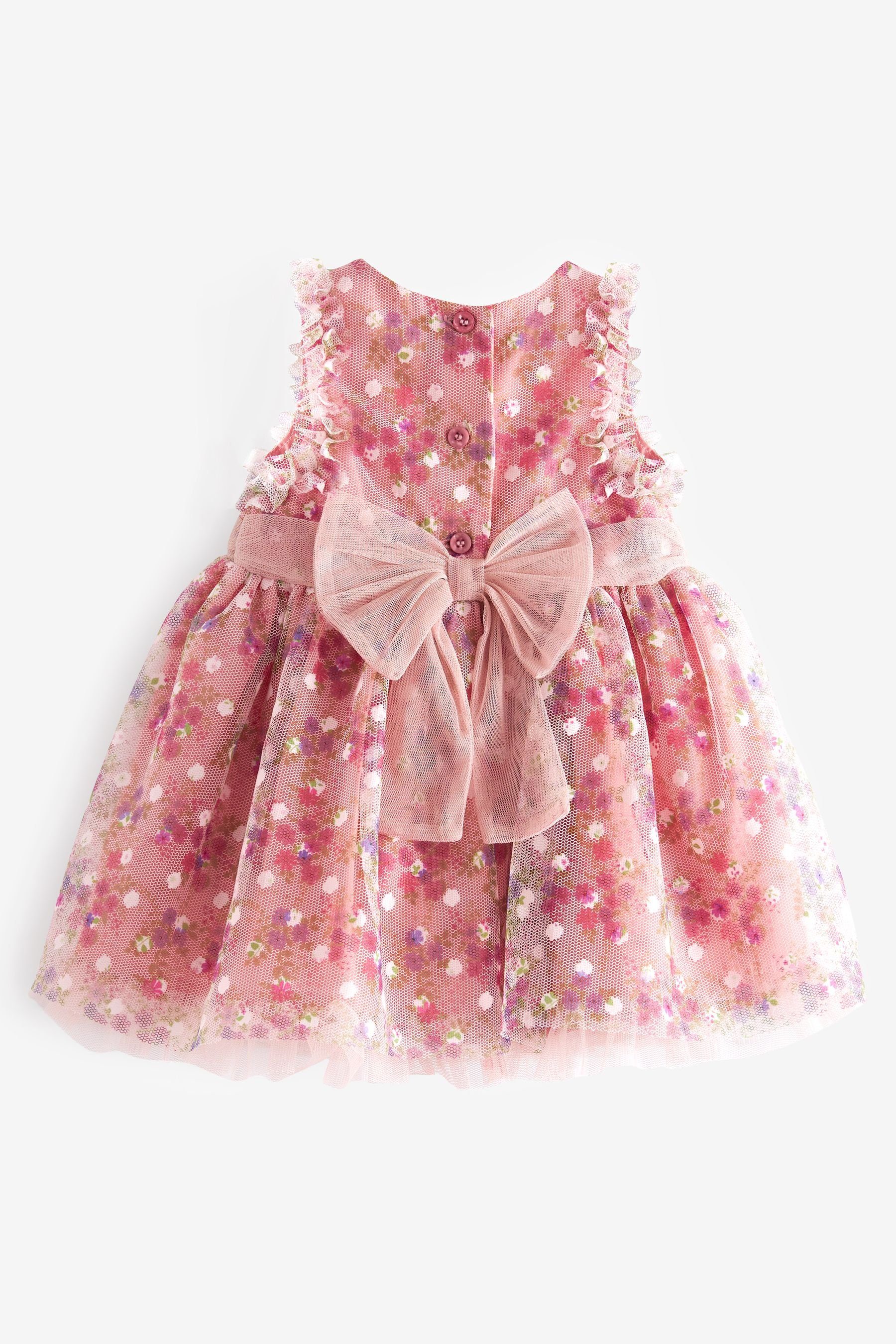Stickerei Partykleid mit Next (1-tlg) Baby-Kleid Hübsches