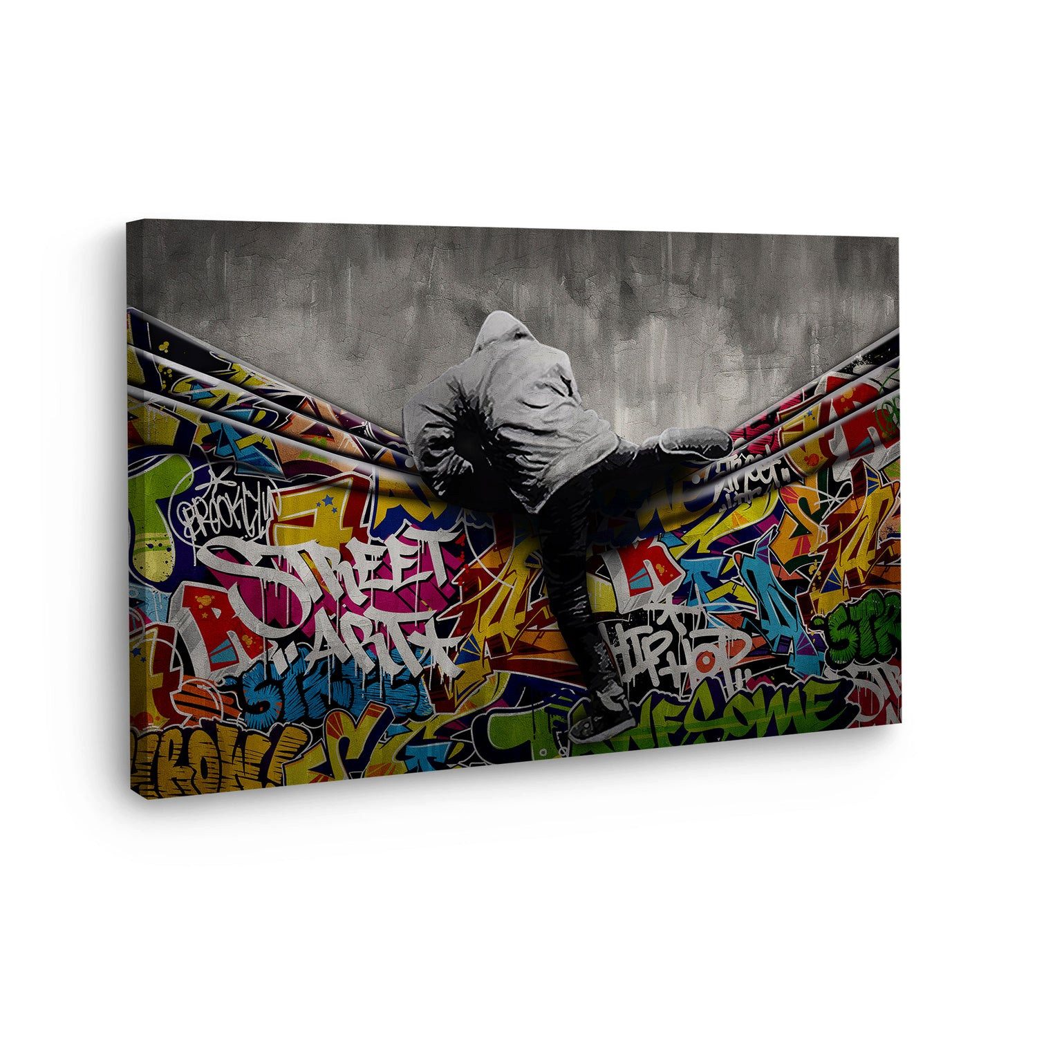 Artedinoi Leinwandbild Graffiti Street Art Wall günstig online kaufen