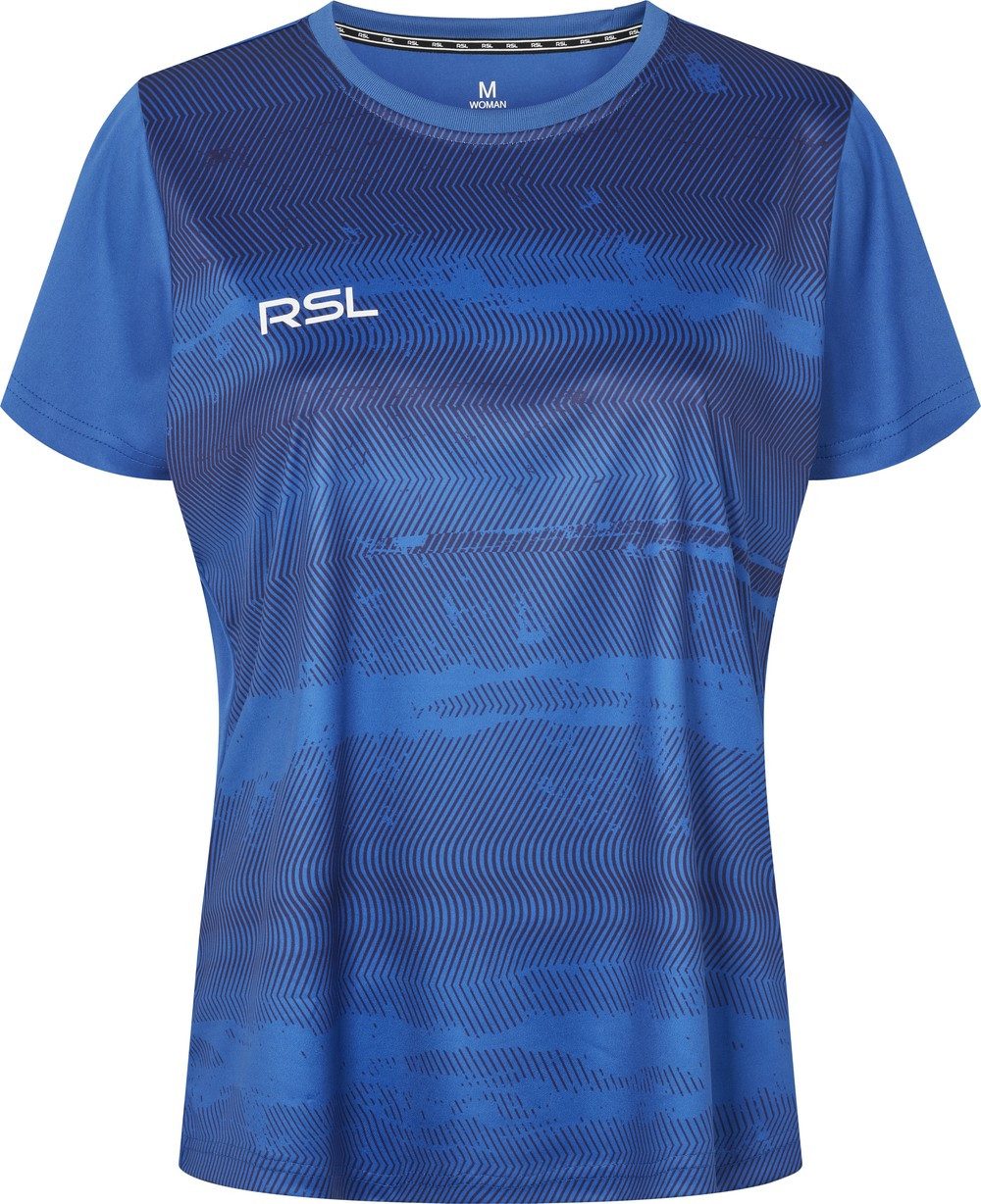 RSL Trainingsshirt Sue (100% Polyester, atmungsaktiv) blau Damen