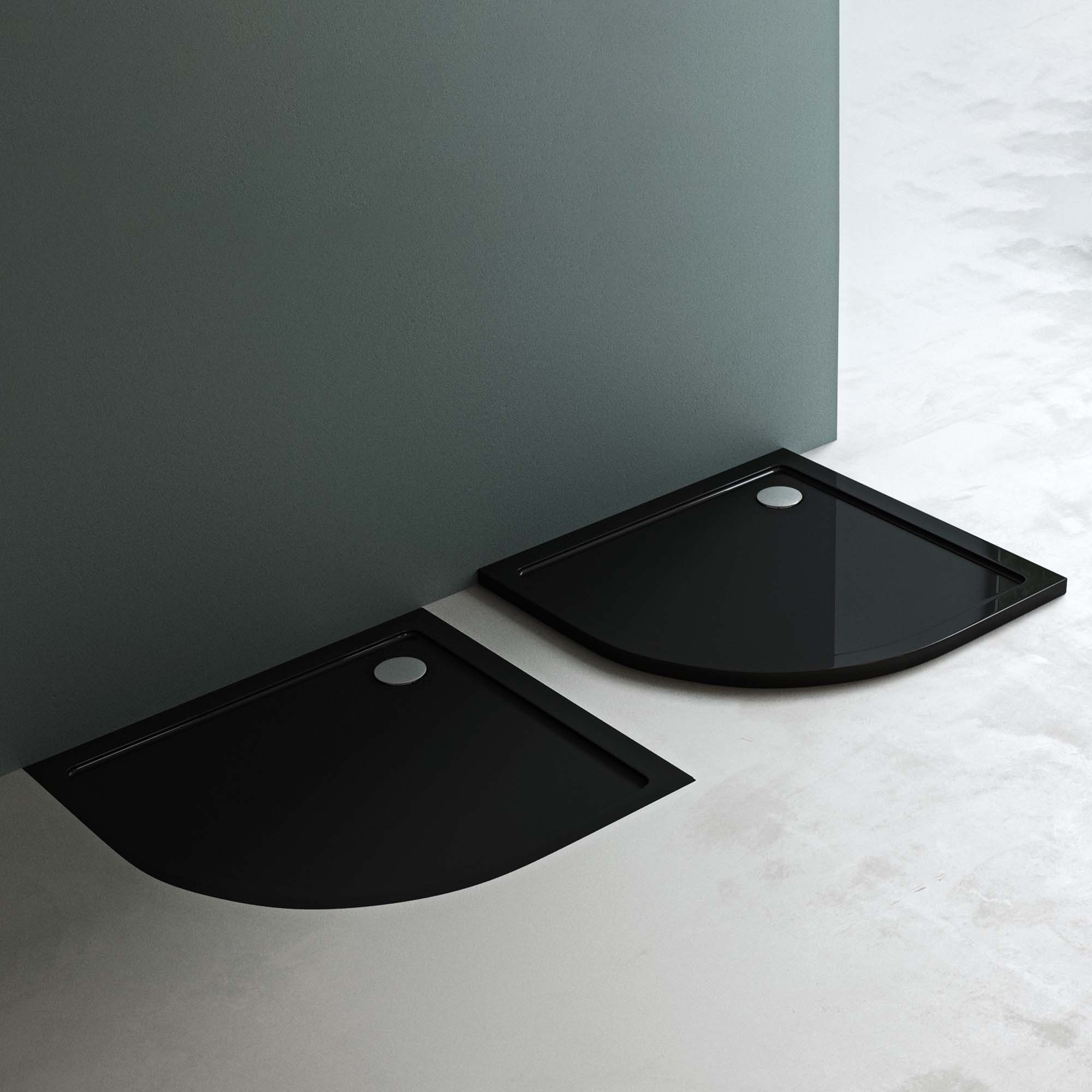 Mai & Mai Duschwanne Duschwanne Dusche Acrylwanne für Ihr Luxus Bad Flach Viertelkreis, Viertelkreis, Acryl