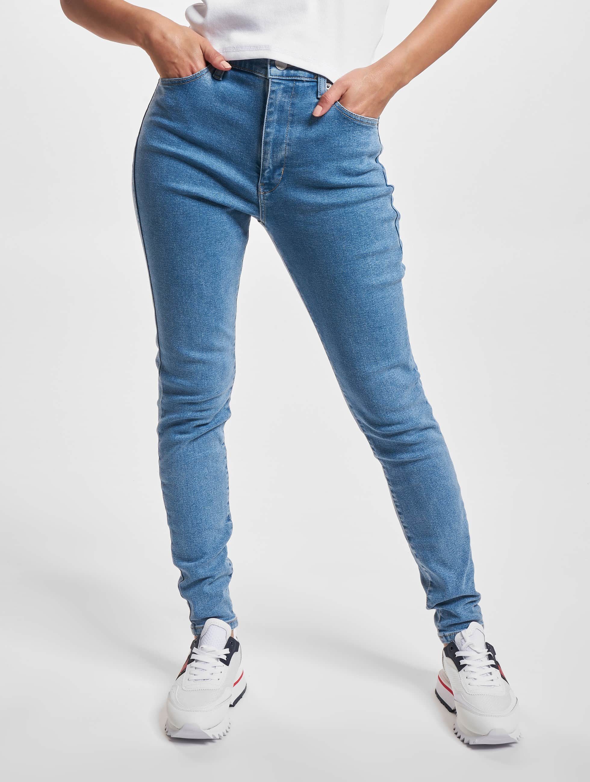 (1-tlg), Jeans Hilfiger Damen Tommy hohe Tommy Sylvia Verarbeitung Qualitativ Jeggings